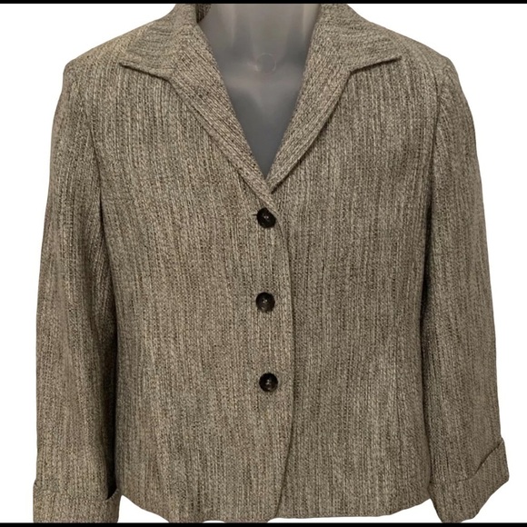 Jones New York Jackets & Blazers - Jones NEW YORK Suit Jacket Gold & Black 8P